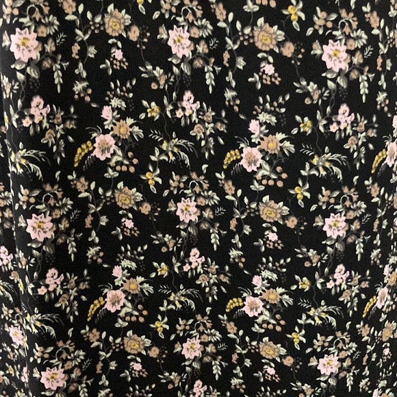 J.Crew Mercantile Size Small Superbloom Sleeveless Black Floral  Prairie Dress - Picture 8 of 12